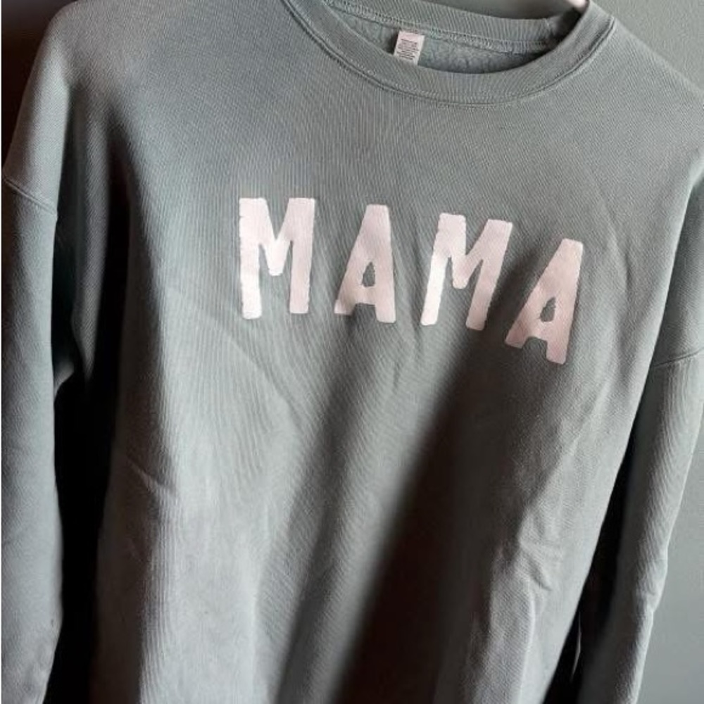 Slate blue ‘MAMA' Sweatshirt